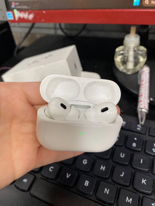 Photo 3 of Apple AirPods Pro 3 Wireless Earbuds, Active Noise Cancellation, Live Translation, Heart Rate Sensing, Hearing Aid Feature, Bluetooth Headphones, Spatial Audio, High-Fidelity Sound, USB-C Charging
