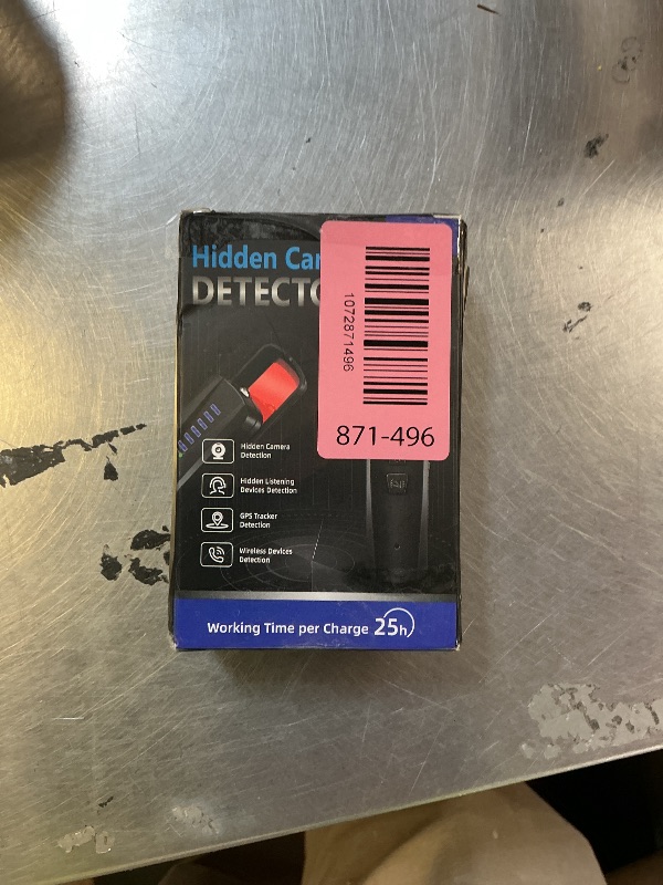 Photo 1 of Dronewing AI Hidden Camera Detector, Anti-Spy Camera Finder RF Signal & WiFi Scanner Hidden Devices Detector for GPS Trackers, 4 Modes for Hotel, Bathroom, Office, Car Travel Security (Black)