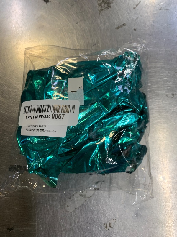 Photo 1 of 1 Balloon - Teal Birthday Number Balloons, 40 Inch Large Foil Balloons for Men Women Boys Girls Teal Themed Birthday Decorations