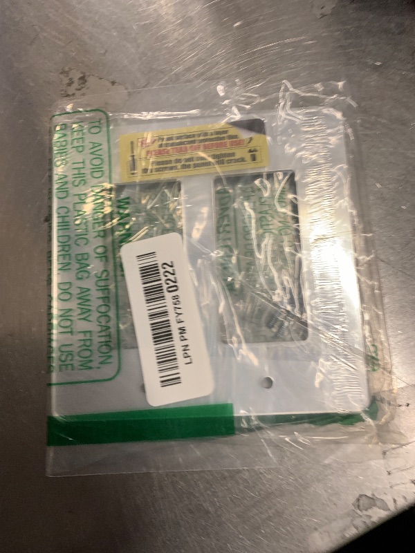 Photo 1 of 1 Pcs Mirror Light Switch Wall Plate Plates Decorative Electrical Outlet Cover Plates Acrylic 2 Gang Wall Outlet Covers Mirror Switch Plates