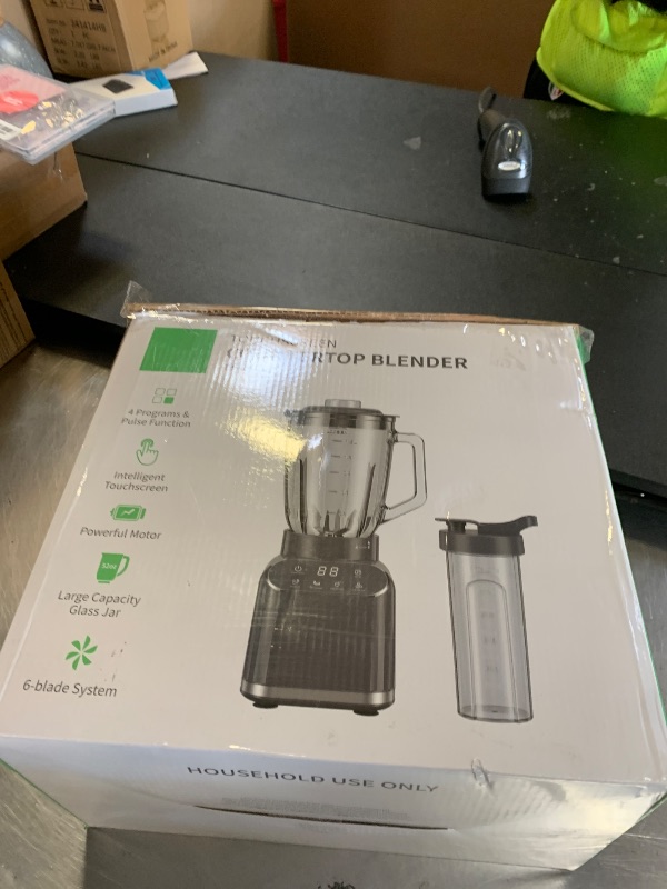 Photo 1 of GDOR Professional Blender for Smoothies, 5 Functions, Gray