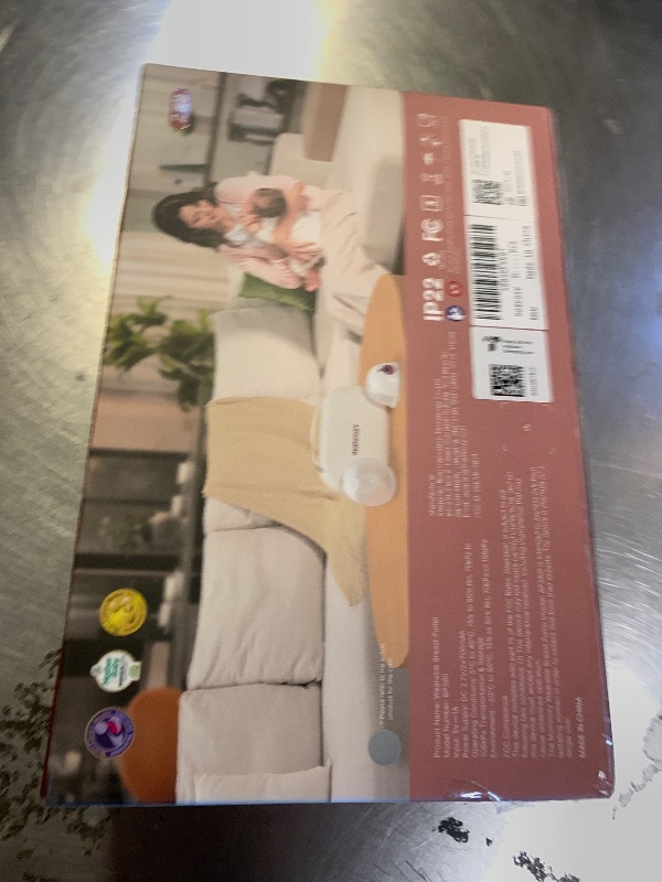 Photo 1 of Momcozy M5 Smart APP Controlled Wearable Breast Pump, Hands-Free Wireless Electric Pump, 3 Modes 9 Suction Levels, BPA-Free, Portable Lightweight, 24mm Flange, 2-Pack Quill Gray