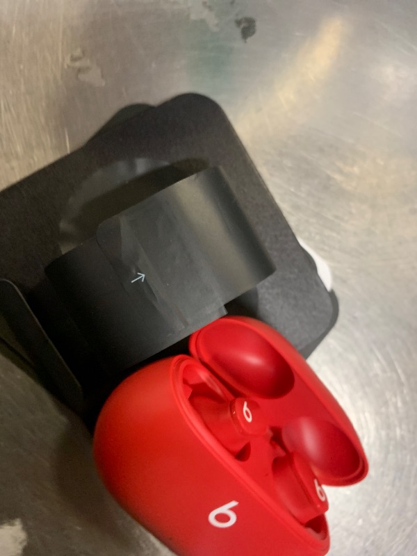 Photo 1 of Beats Studio Buds - True Wireless Noise Cancelling Earbuds - Compatible with Apple & Android, Built-in Microphone, IPX4 Rating, Sweat Resistant Earphones, Class 1 Bluetooth Headphones - Red