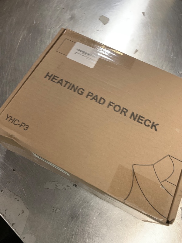 Photo 1 of Portable Cordless Heating Pad for Neck, Shoulders & Back - Rechargeable Battery Operated Heating Pad with 3 Heat Settings, Birthday Gift for Women, Weighted Neck Warmer for Pain Relief (Navy Blue)