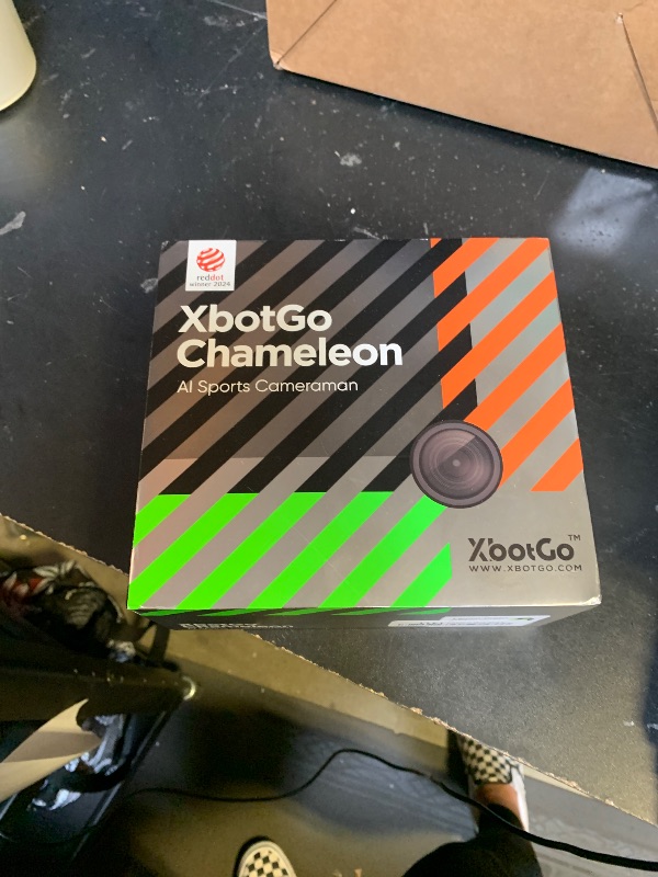 Photo 1 of XbotGo Chameleon AI Auto Sports Action Camera - 4K 60FPS Soccer Camera and Basketball Tracking Camera for Team Sports, Live Streaming, No Subscription, Works with iOS & Android (Lemon Green)