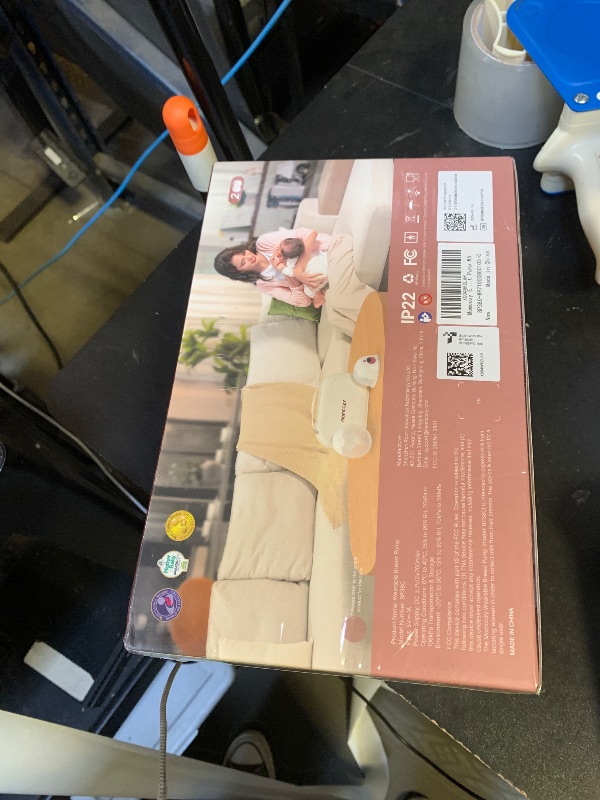 Photo 1 of Momcozy M5 Smart APP Controlled Wearable Breast Pump, Hands-Free Wireless Electric Pump, 3 Modes 9 Suction Levels, BPA-Free, Portable Lightweight, 24mm Flange, 2-Pack Cozy Red