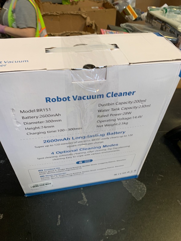 Photo 1 of Robot Vacuum and Mop Combo, 2 in 1 Robotic Vacuums Cleaner with WiFi/App, Robot Vacuum with Water Tank, Strong Suction, Schedule, Self-Charging, Quiet, for Hard Floor, Pet Hair, Low Pile Carpet