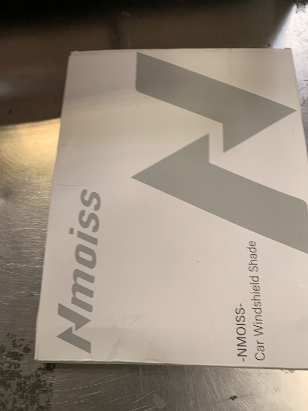 Photo 1 of [2026 Upgraded] Nmoiss Car Windshield Sun Shade [Dot Matrix Reflective Coating] Extended Edge No Light Leakage Design Cooling Protect Car Interior from UV Damage-XL