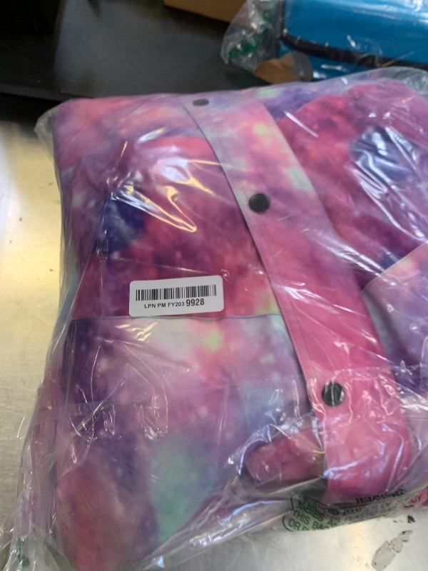 Photo 1 of SNBOCON Womens One Piece Ski Suit Colorful Jumpsuits Snowboard Snowsuits Winter Outdoor Waterproof Hooded Jackets for Snow Sports(XL,PPL)