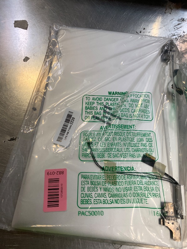 Photo 1 of WARWOLFTEAM 15.6inch LED LCD 1920X1080 FHD Screen Digitizer Replacement Whole Hinge-up Assembly Compatible with HP Envy X360 15-ED 15-EE L93180-001 L93182-001 L93184-001 L82481-440 L82481-AA1(Silver)