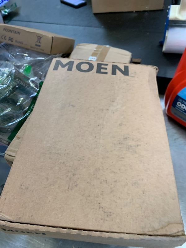 Photo 1 of Moen Doux Matte Black Two-Handle 8-Inch Widespread Lever Handle Bathroom Faucet Trim Kit, Valve Required, TS6925BL