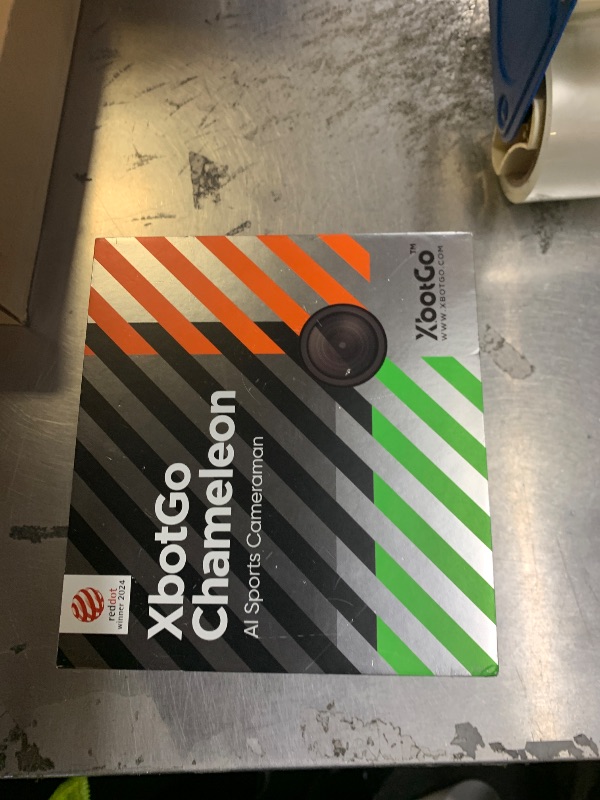 Photo 1 of XbotGo Chameleon AI Auto Sports Action Camera - 4K 60FPS Soccer Camera and Basketball Tracking Camera for Team Sports, Live Streaming, No Subscription, Works with iOS & Android (Lemon Green)