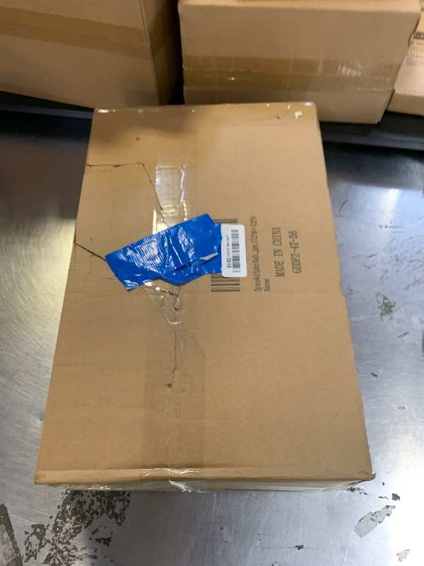 Photo 1 of SpaceAid Spice Rack Organizer with 36 Spice Jars, 386 Spice Labels, Chalk Marker and Funnel Set for Cabinet, Countertop, Pantry, Cupboard or Door & Wall Mount - 36 Jars, 17.2" W × 10.8" H, Black