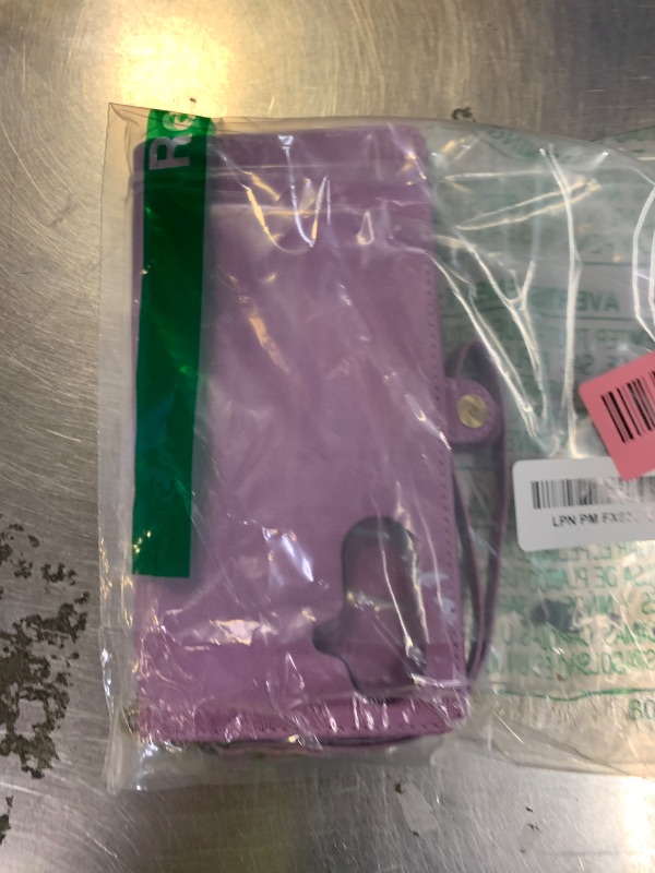 Photo 1 of XcaseBar Compatible with ?Samsung Galaxy A17 5G Wallet case with Zipper Credit Card Holder?RFID Blocking?,Flip Folio Book PU Phone case Shockproof Cover Women Men for Samsung A17 case Lilac Purple