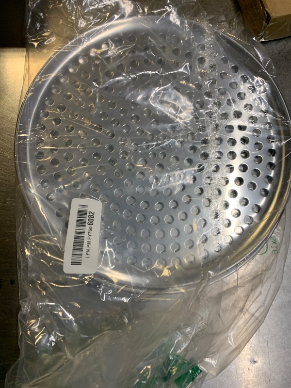 Photo 1 of **DAMAGED** Norjac Pizza Pan with Holes, 10 Inch 2 Pack, Aluminum Pans for Oven, Round, Rust-Free & Heavy-Duty, Perforated Baking Tray for Crispy Crust