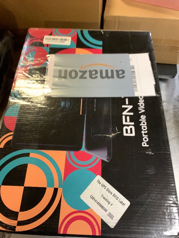 Photo 1 of BOIFUN 17.5" Portable DVD Player with 15.6" Large HD Screen, 6 Hours Rechargeable Battery, Support USB/SD Card/Sync TV and Multiple Disc Formats, High Volume Speaker, Purple