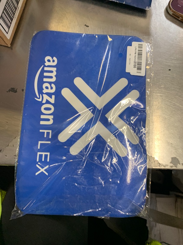 Photo 1 of Flex Delivery Driver Car Sign Magnet Car Signs 2-Pack, Reflective Vehicle Magnets for Car, Strong Waterproof Magnetic Delivery Sign, 12" x 8", Blue