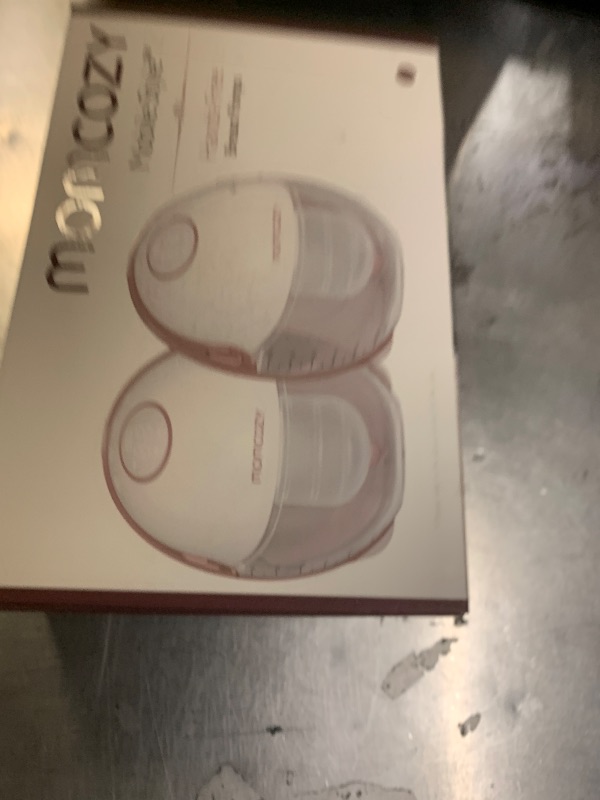 Photo 1 of Momcozy Breast Pump Hands Free Mobile Style | M6, Wearable Breastfeeding Pump Ideal Rhythm for More Milk, DoubleFit Flange More Fit & Discreet with 3 Modes & 9 Levels, 24mm - 2 Pack Cozy Red