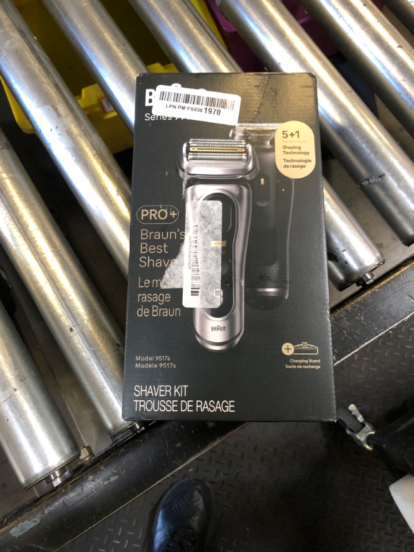Photo 1 of Braun Series 9 PRO+ Electric Razor for Men, 5 Pro Shave Elements & Precision Long Hair Trimmer, 6in1 SmartCare Center, Wet & Dry Electric Shaver for Smooth Skin with 60min Battery Runtime, 9567cc