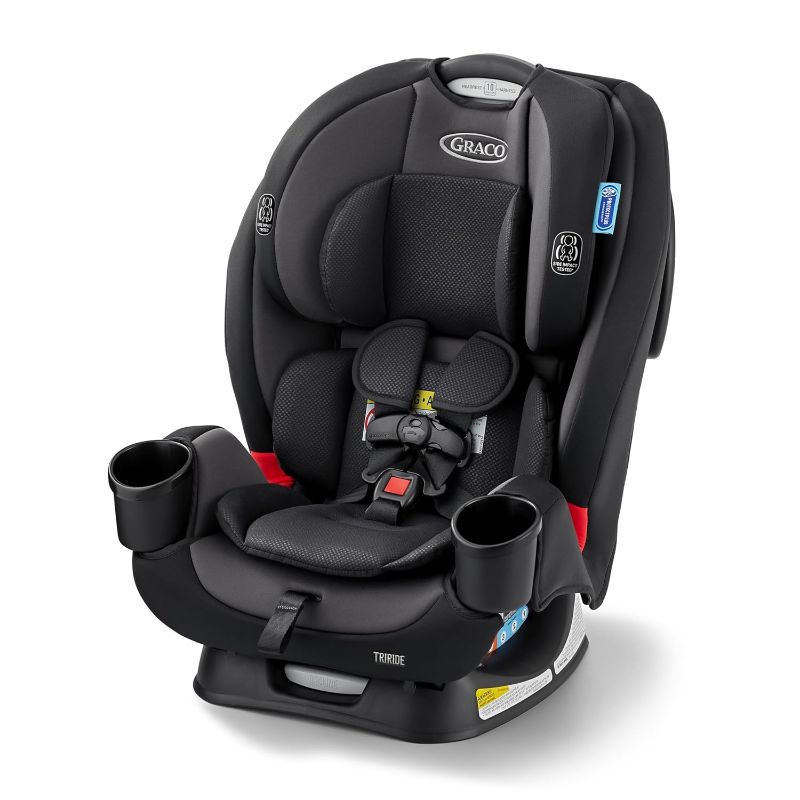 Photo 1 of Graco TriRide 3-in-1 Reclining Car Seat, Clybourne - Rear & Forward Facing Car Seat, Highback Booster, Adjustable Headrest