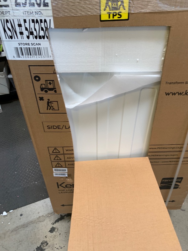 Photo 1 of Kenmore 4.5 cu. ft. Top Load Washer with Triple Action Impeller for Tough Dirt & Stains - Reduce Laundry Time with Accela Wash & Express Wash - LED - White