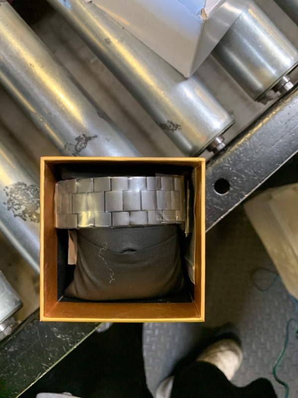 Photo 1 of FiNESTONE Titanium Band Compatible with Apple Watch Ultra 2/1 49mm, Series 10 46mm - Rugged Metal Strap Designed for Men & Durable Adjustable Strap for Big Wrists - Folding Clasp,Black