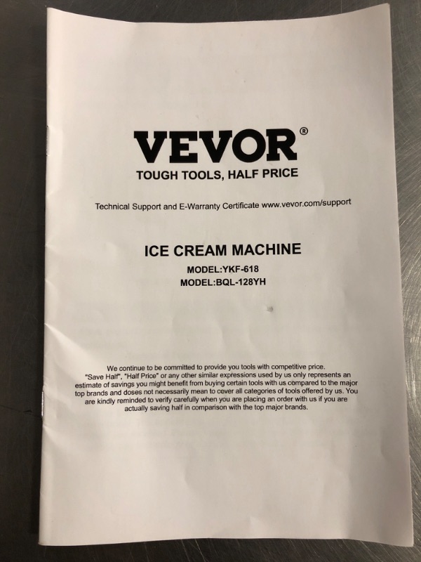 Photo 1 of ice cream machine