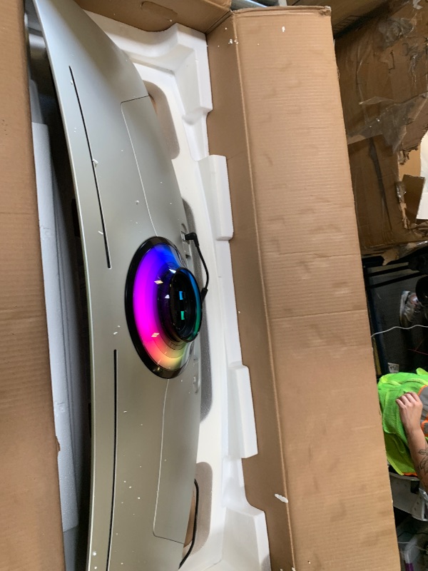 Photo 1 of Samsung 49" Odyssey G93SC Series Curved Gaming Monitor, QD-OLED, 240Hz, 0.03ms, DQHD, G-Sync Compatible, FreeSync Premium Pro, Adjustable Stand