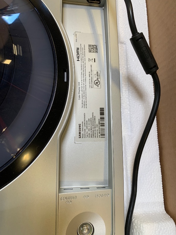 Photo 1 of Samsung 49" Odyssey G93SC Series Curved Gaming Monitor, QD-OLED, 240Hz, 0.03ms, DQHD, G-Sync Compatible, FreeSync Premium Pro, Adjustable Stand