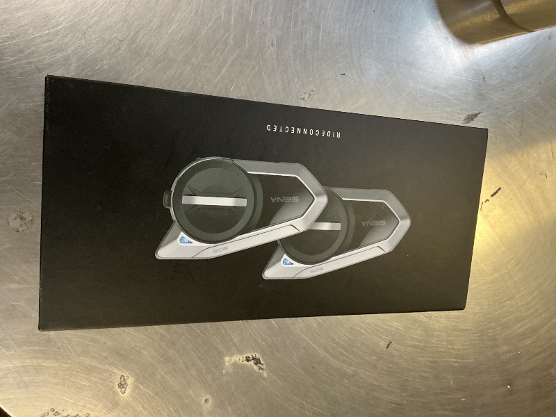 Photo 1 of Sena 50S Motorcycle Jog Dial Communication Bluetooth Headset w/Sound by Harman Kardon Integrated Mesh Intercom System Premium Microphone & Speakers, Dual Pack