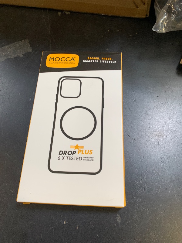 Photo 1 of MOCCA Design for iPhone 15 Pro Case with Magnetic Invisible Stand [Full Camera Protection] [Compatible with Magsafe] Military Drop Shockproof Translucent Matte Phone Case Cover 6.1",Lavender Grey