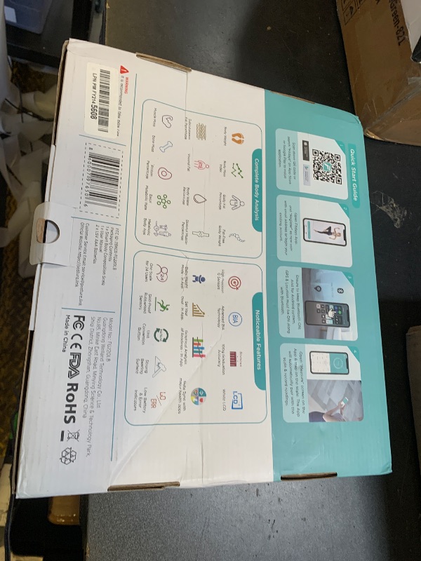 Photo 1 of Posture Scale for Body Weight, Digital Bathroom Smart Scale, 13 Body Composition Analyzer Sync Weight Scale BMI Health Monitor Sync Apps 400lbs - Black