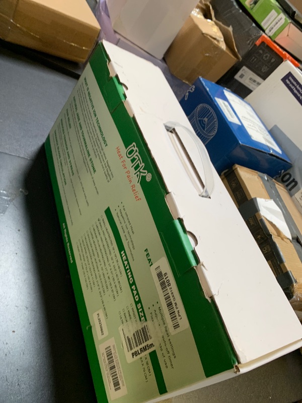 Photo 1 of UTK Heating Pad for Back, 5X Deeper Back Pain Relief, Far Infrared Heating Pad with Natural Jade, FSA-HSA Eligible, Hotter to 159?, 4H Auto Off, Travel Bag, Memory Function, 23.5"×16", Gifts for Women