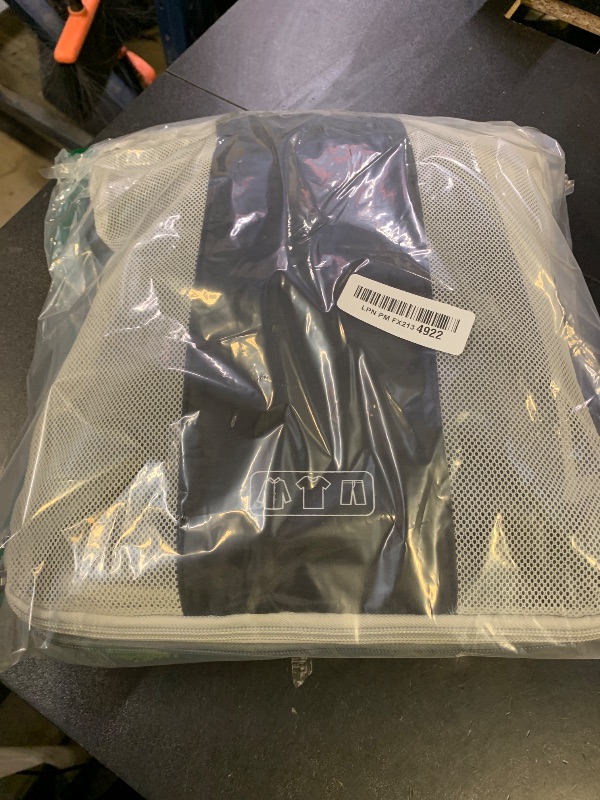 Photo 1 of 10 Set Compression Packing Cubes for Travel Essentials,Compressible Expandable Packing Cubes for Suitcase,OlarHike Luggage Organizer Bags for Travel,Handy Helper for Organizing Clothes(Black)