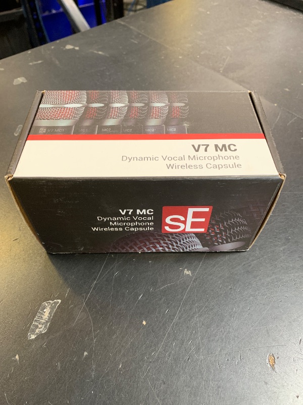 Photo 1 of SE ELECTRONICS V7 MC2 Wireless Microphone Capsule - Compatible with Sennheiser Wireless Transmitters - Professional Dynamic Microphone for Singing, Speech & Music Studio Recording (Black)