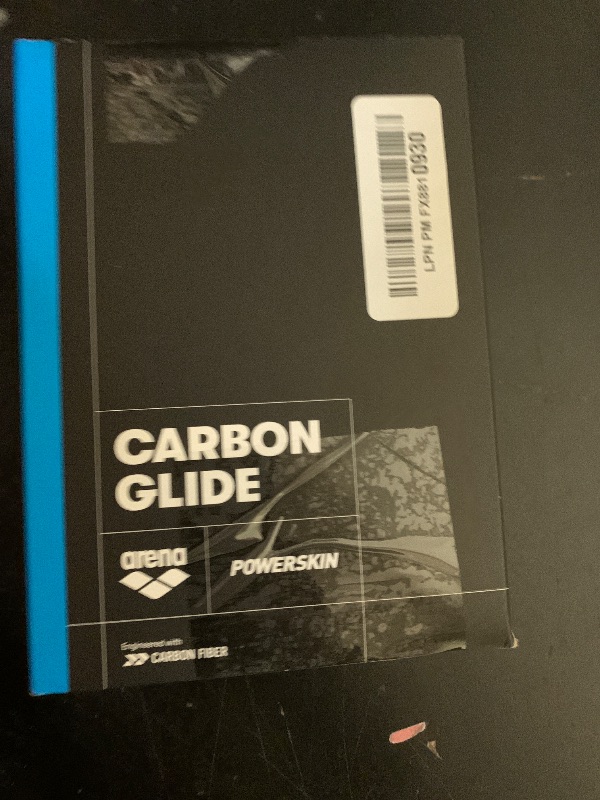 Photo 1 of ARENA Powerskin Carbon Glide Men's Racing Jammer Athletic Tech Suit Competitive Racing Swimsuit Endurance Swimwear, Tyrrhenian Blue, US Size 26