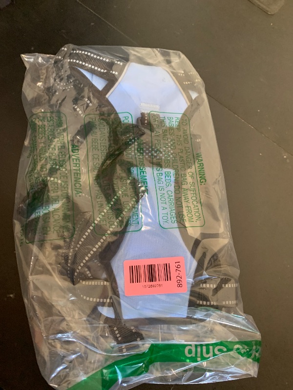 Photo 1 of PHOEPET No Pull Dog Harness 3M Reflective Adjustable Vest with a Training Handle, Name ID Pocket, 2 Metal Leash Hooks, 3 Snap Buckles [Easy to Put on & Take Off](L, Baby Blue)