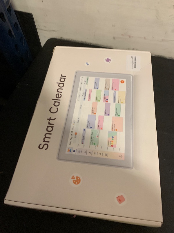 Photo 1 of TASKLENDAR 15.6’’ Digital Calendar Frame Wall Touchscreen Electronic Calendar, Smart Family Planner for Schedule, Chore Chart & Meals Task Organizer, Digital Photo Display, Wall & Desk Mountable, White