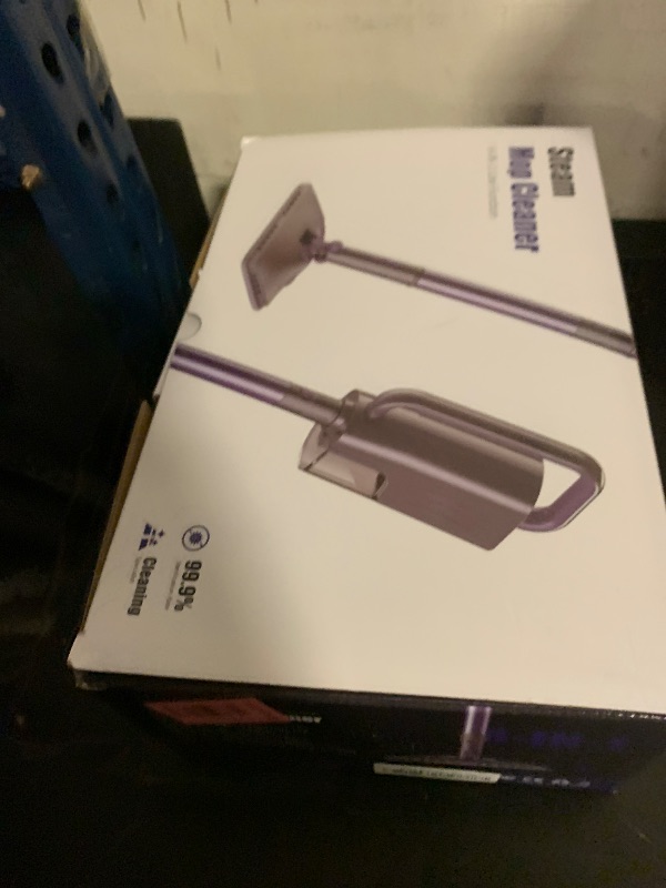 Photo 1 of Gatlei Steam Mop, Steam Cleaner with 400ML Water Tank, 2 Washable Pads, 23FT Power Cable floor steamer, Detachable Steam Mops for sealed Hard Floors, Marble, Stone, Hardwood(Lilac)