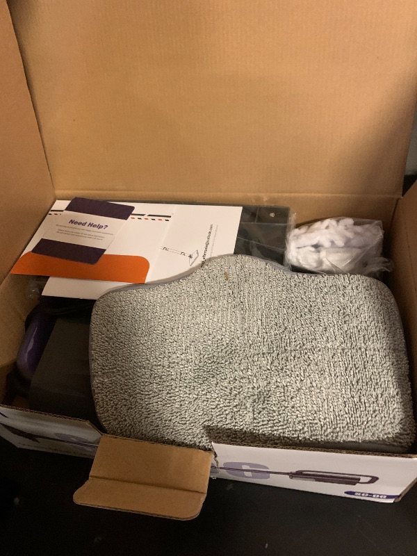 Photo 1 of Gatlei Steam Mop, Steam Cleaner with 400ML Water Tank, 2 Washable Pads, 23FT Power Cable floor steamer, Detachable Steam Mops for sealed Hard Floors, Marble, Stone, Hardwood(Lilac)