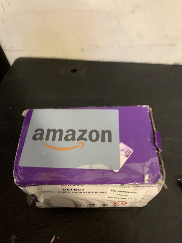 Photo 1 of Kidde & Carbon Monoxide Detector, AA Battery Powered, LED Warning Light Indicators, 4 Pack