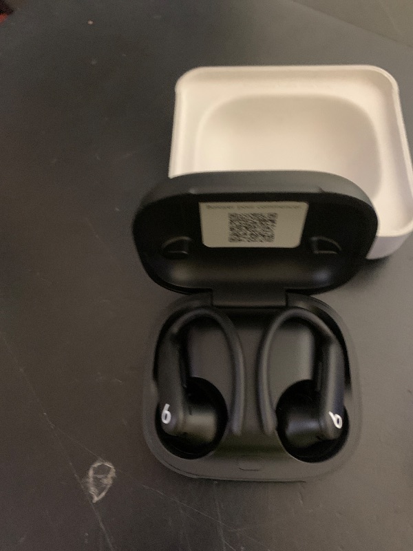 Photo 1 of Beats Powerbeats Pro 2 - Wireless Noise Cancelling Workout Earbuds with Secure- Fit Earhooks, Up to 45-Hour Battery with Charging Case, Sweat & Water Resistant, Heart Rate Monitoring - Jet Black