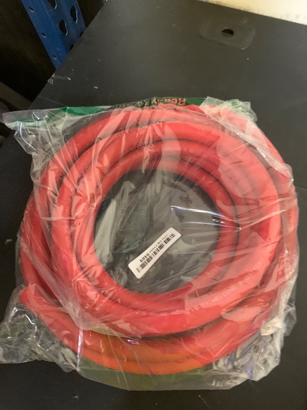 Photo 1 of Geosiry 4/0 Battery Cable, 20FT Red Stranded Oxygen-Free Pure Copper Wire, 4/0 Welding Cable for Automotive, Battery, Solar, Marine and Generator