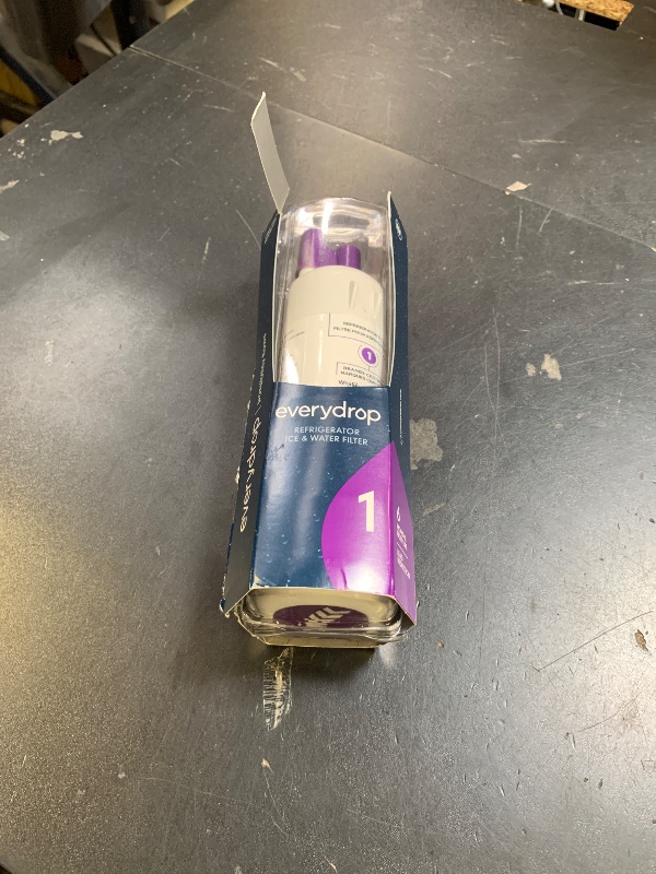 Photo 1 of everydrop by Whirlpool Ice and Water Refrigerator Filter 1, EDR1RXD1, Single-Pack , Purple