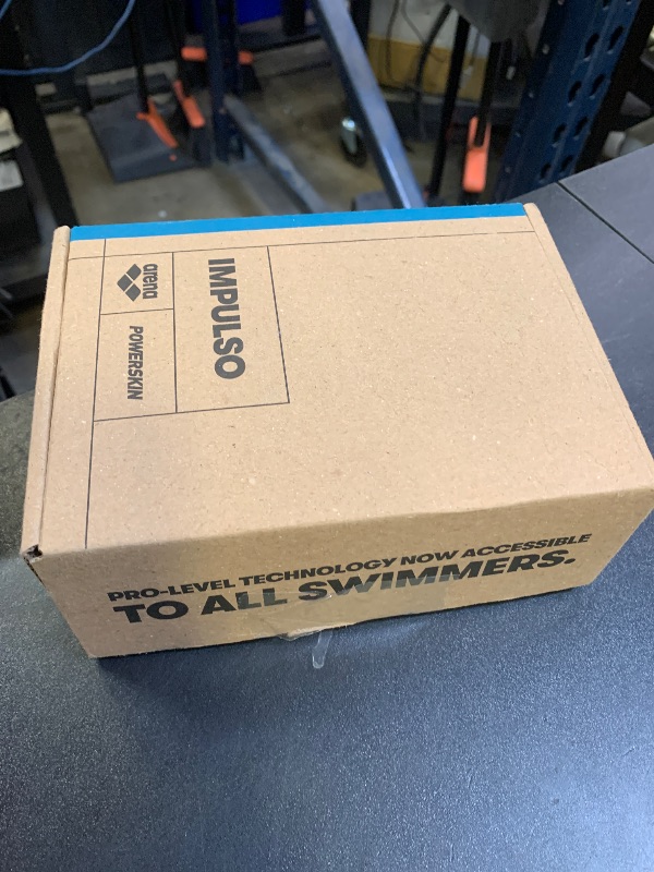 Photo 1 of ARENA Powerskin Impulso Men’s Racing Jammer Competition Swimsuit One Piece Athletic Swim Team Championship Tech Suit, Black Teal, Size 26