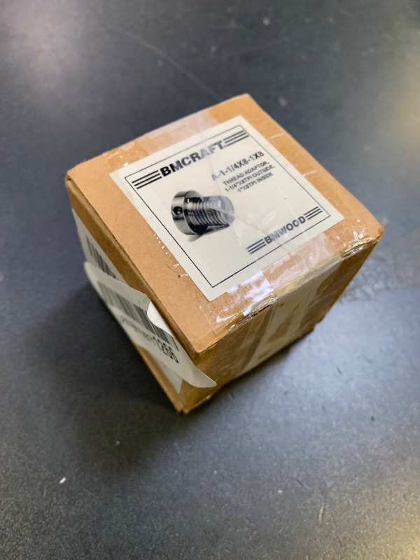 Photo 1 of 1"x8TPI Female to 1-1/4"x8TPI Male Thread Adaptor for Woodworking Lathe Headstock Spindle Woodturning. Fitted with jackscrews for safety reverse turning.