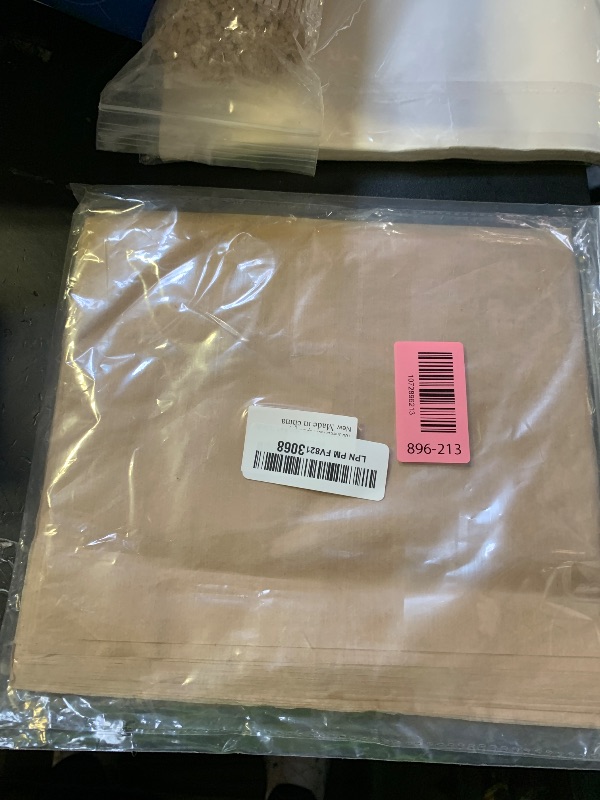 Photo 1 of 100 Sheets Rice Paper Ancient Bamboo Pulp Handmade Xuan Paper Vegetation Dyed Retro Semi-Raw for Calligraphy(Antique, 9.4 * 15.7inch)