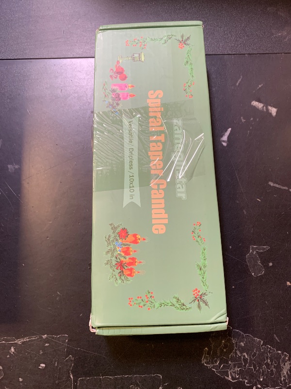 Photo 1 of 10 Inch 10 Pack Soft Baby Pink Spiral Taper Candle Set, Long Candles Dripless Unscented Candlesticks for Dinner Shower Party Brithday Wedding Engagement Party Valentine's and Home Decor