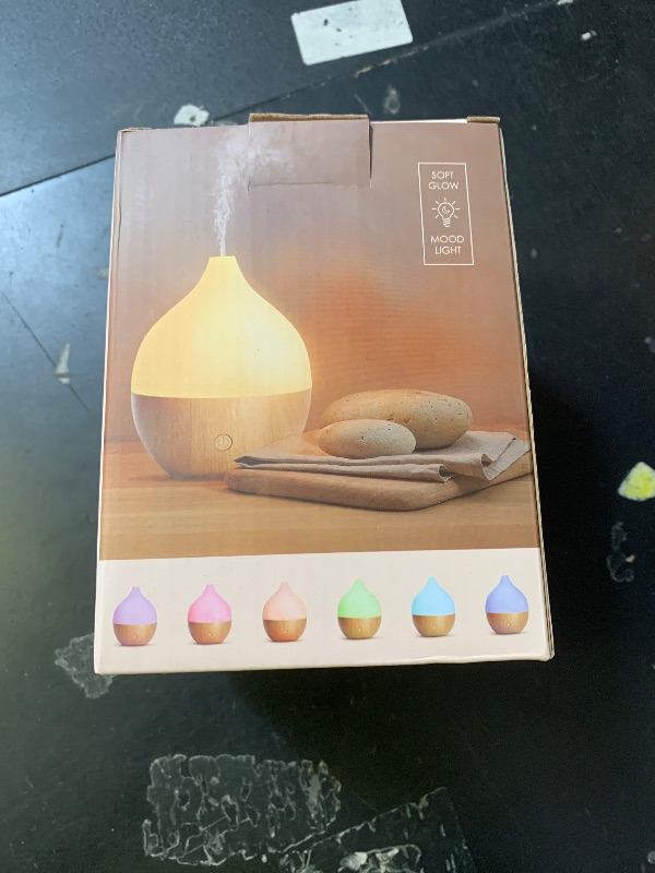 Photo 1 of SALKING Essential Oil Diffuser, 100ml Small Aromatherapy Diffuser with Auto Shut-Off Function, Ultrasonic Diffusers for Essential Oils, Cool Mist Humidifier with Warm White Lights, for Office Home