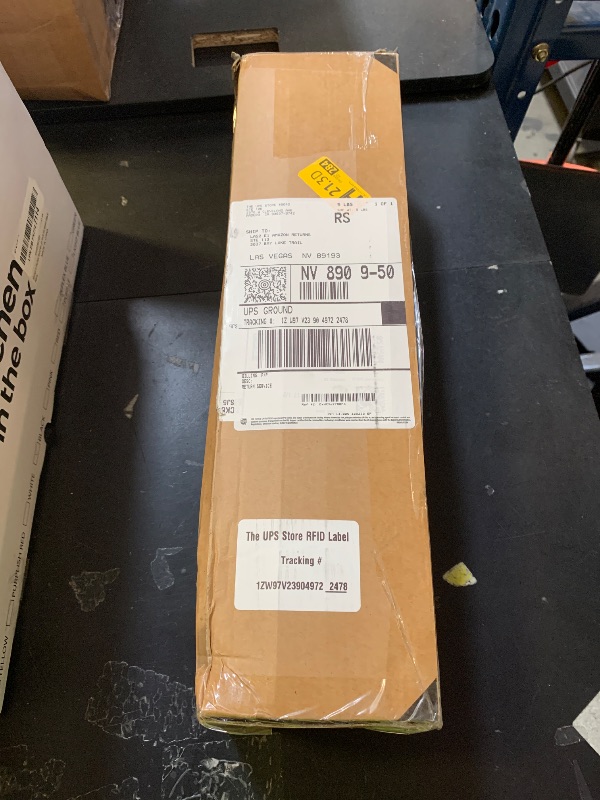 Photo 1 of KAMANINA Curtain Rods for Windows 72 to 144 Inches (6-12ft) Long Heavy Duty Curtain Rod, 7/8 Inch Adjustable Decorative Drapery Rods with Netted Texture Finials, Bronze, Size: 32-144"